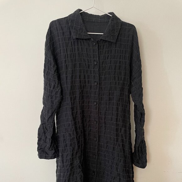 Issey Miyake Haat Long Sleeve Dress - Picture 1 of 5